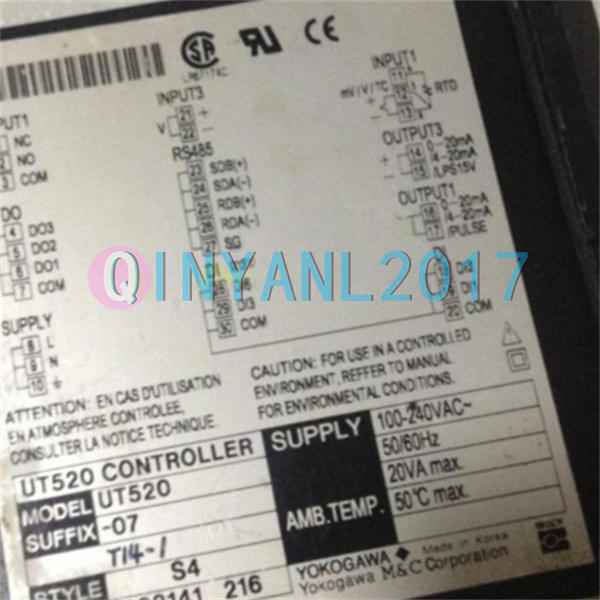 1PCS USED Yokogawa UT520-07 UT520 Temperature Controller