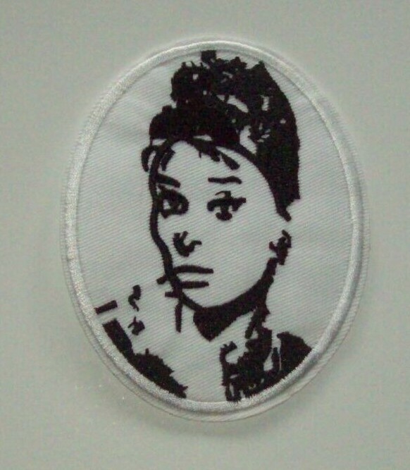 Audrey Hepburn  "Portrait" Embroidered Jacket Patch