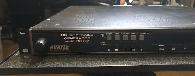 Evertz HD9590 HD Graticule Generator Rack Mount