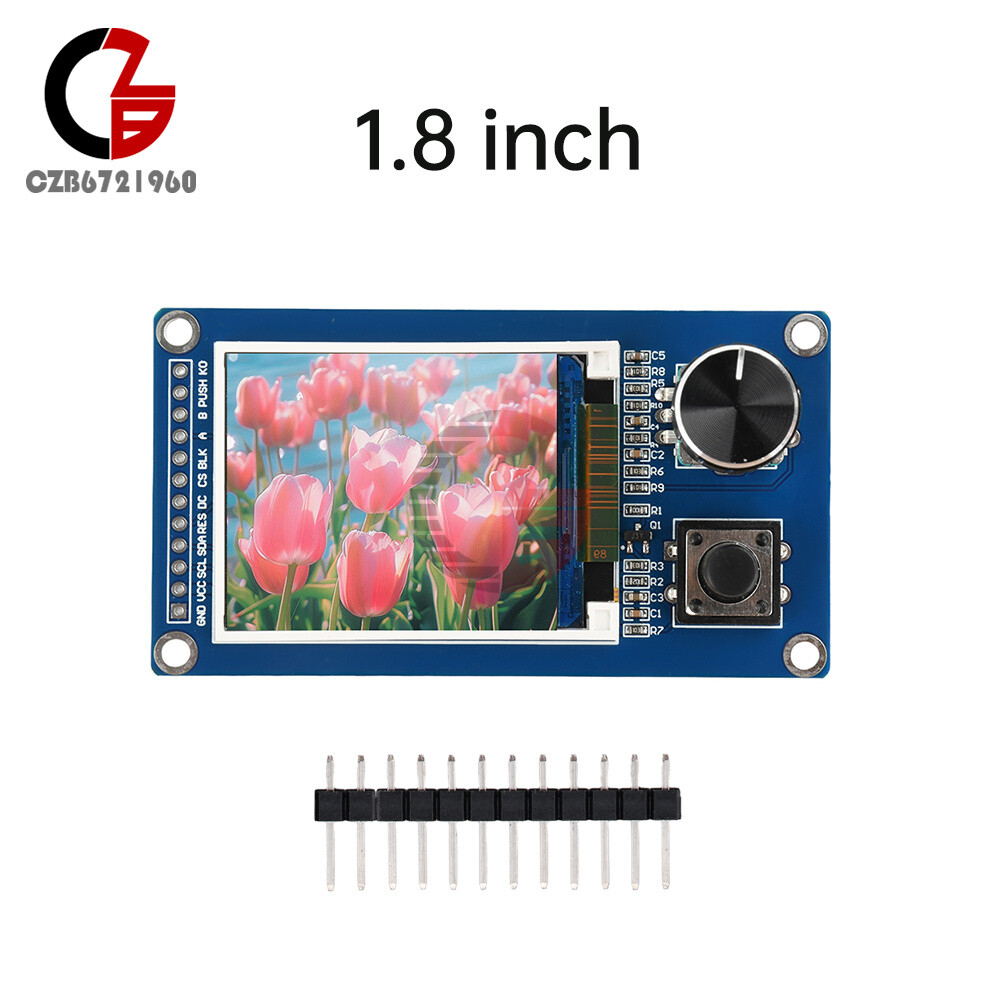 1.8/2.4inch LCD TFT Screen Display Module with EC11 Rotary Encoder SPI Interface