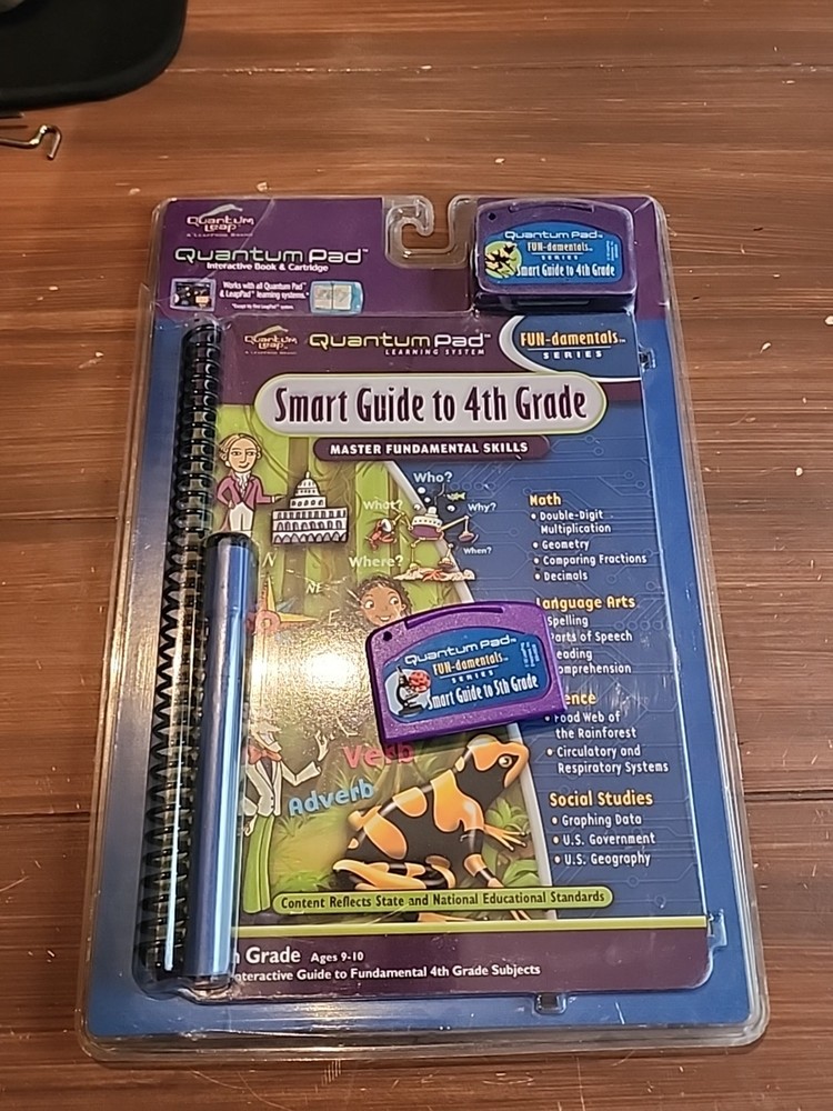 Quantum Pad Smart Guide to 4th & 5th Grade Series Book Cartridge Learning System