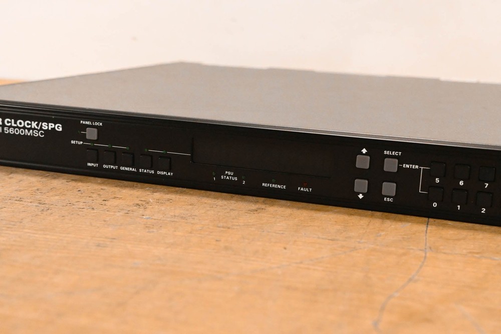 Evertz 5600MSC Master Clock/SPG CG01QQN