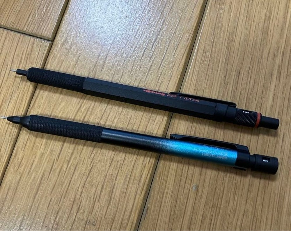 Nomadic pencil case/Luddite TechDraw2/Rotring600