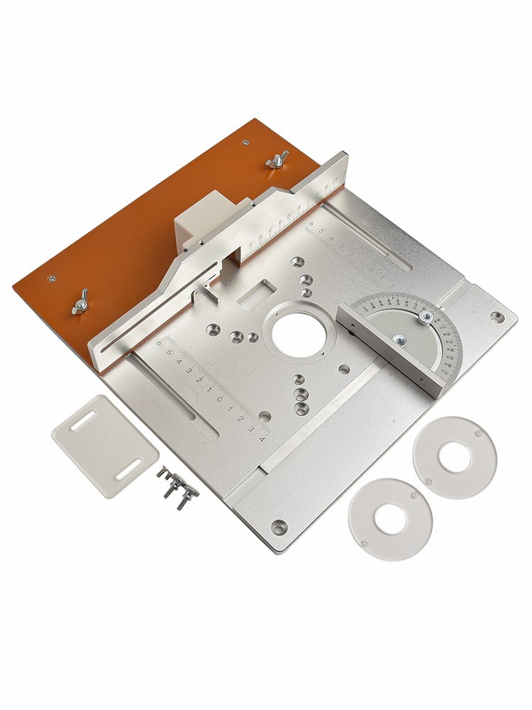 Rust Resistant Aluminium Router Table Insert Plate for Long lasting Performance
