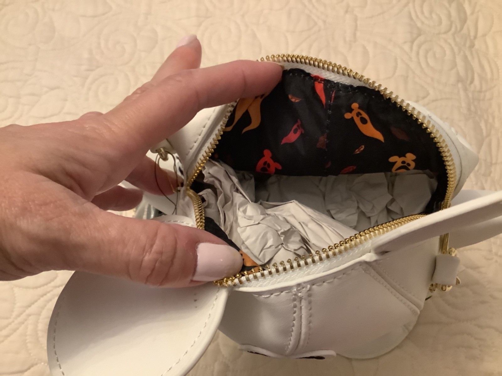 Loungefly Stitch Shoppe Mickey Ghost Glow in the Dark crossbody new w tags