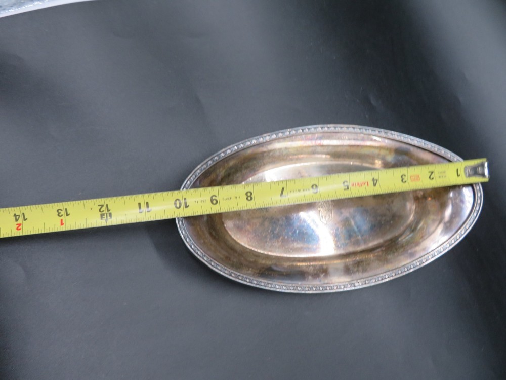 VTG Silver Plate Tray marked HOTEL DAVIS by Albert Pick & Co Bridgeport INC