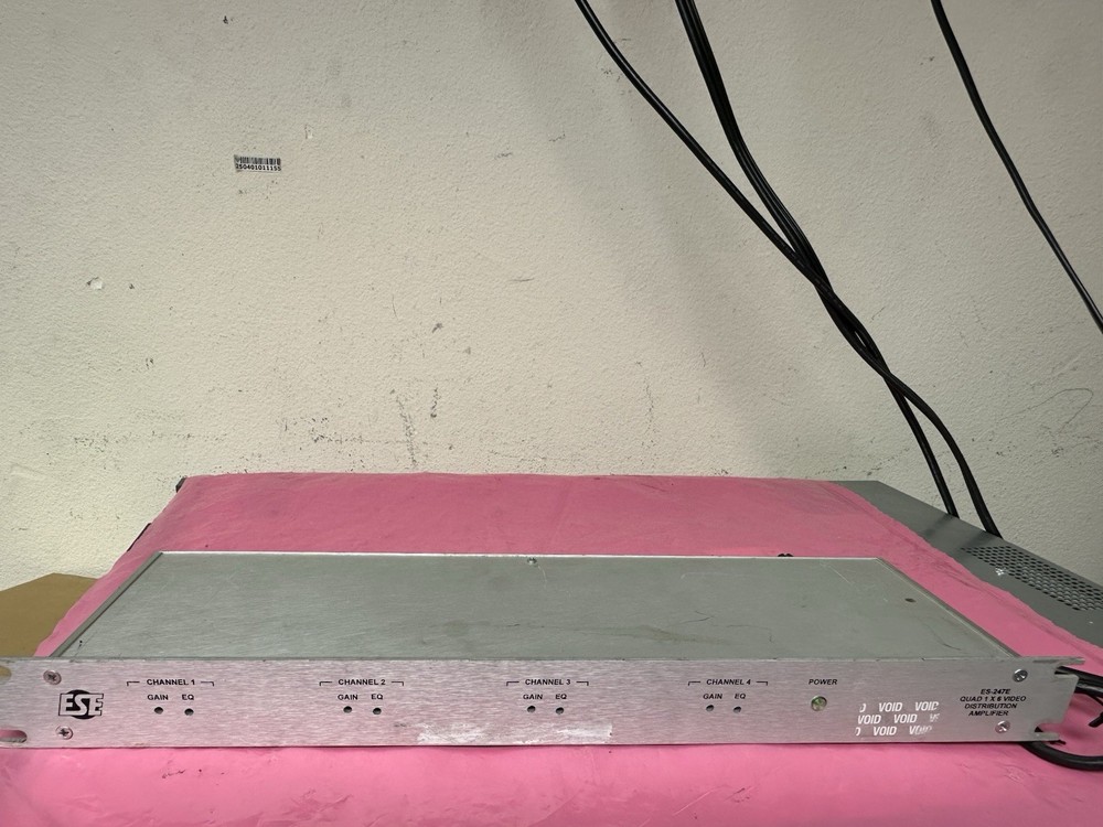 ESE ES-247E Quad 1X6 Video Distribution Amplifier Rack Mountable