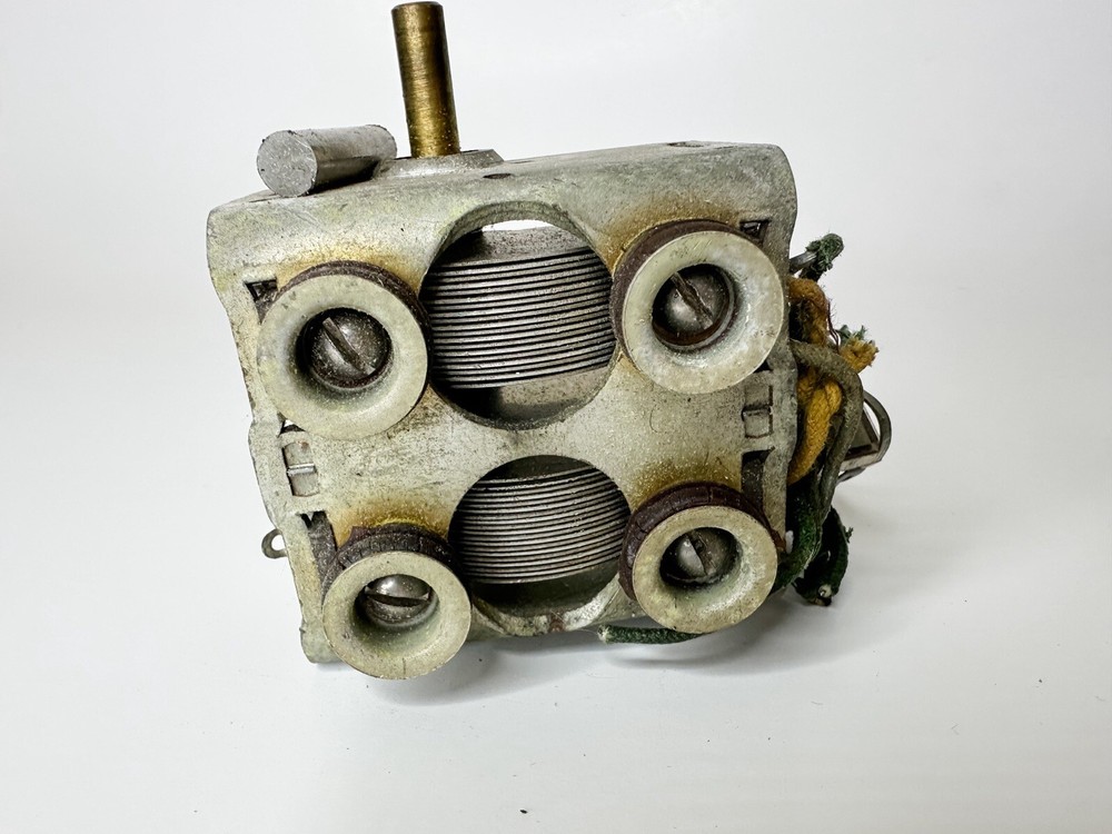 Vintage Two Gang Tuning Capacitor UNTESTED