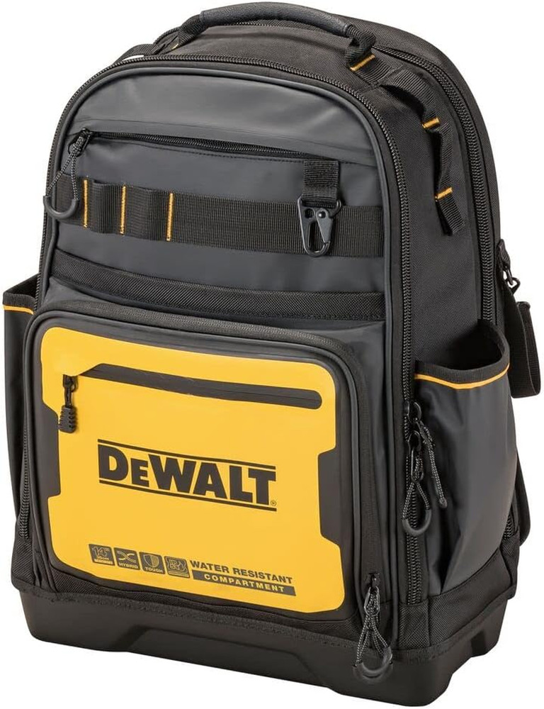 Tool Backpack, Tool Storage and Organization, Durable and Water Resistant (DW...