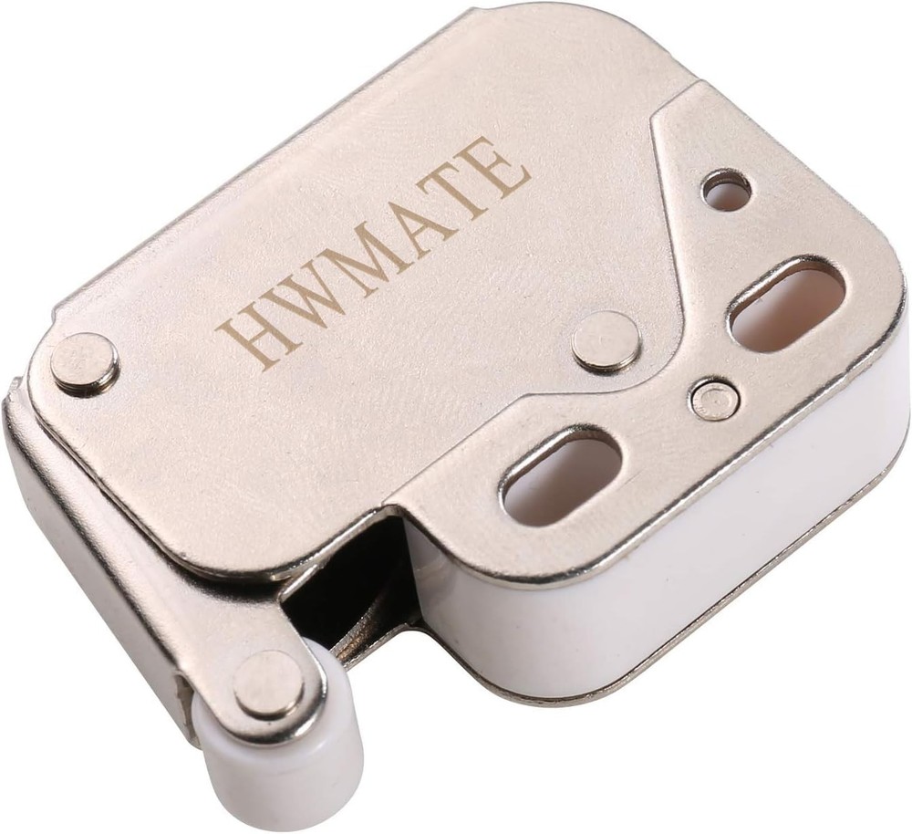 Push to Open Touch Release Lock Spring Loaded Mini Latch for Kitchen Cabinet ...