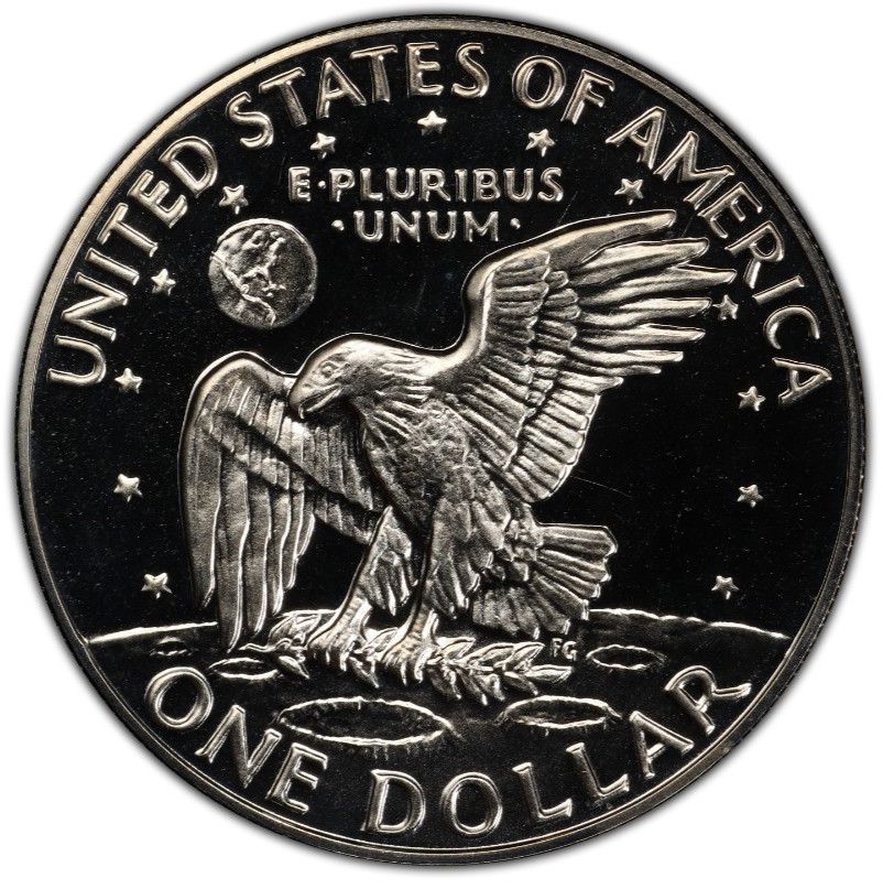1974-S Clad Proof Eisenhower Dollar 1$