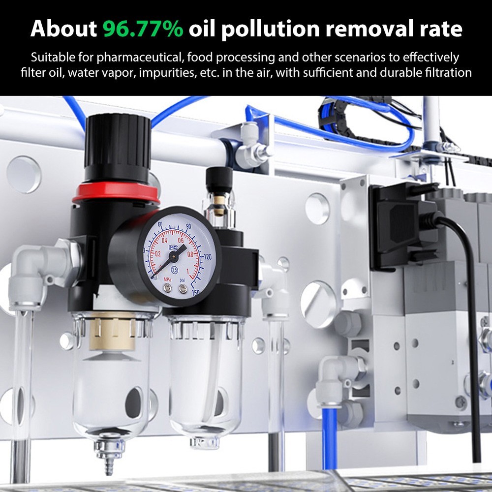AFC2000 Pneumatic Air Compressor Filter Regulator Moisture Trap Pressure Gauge
