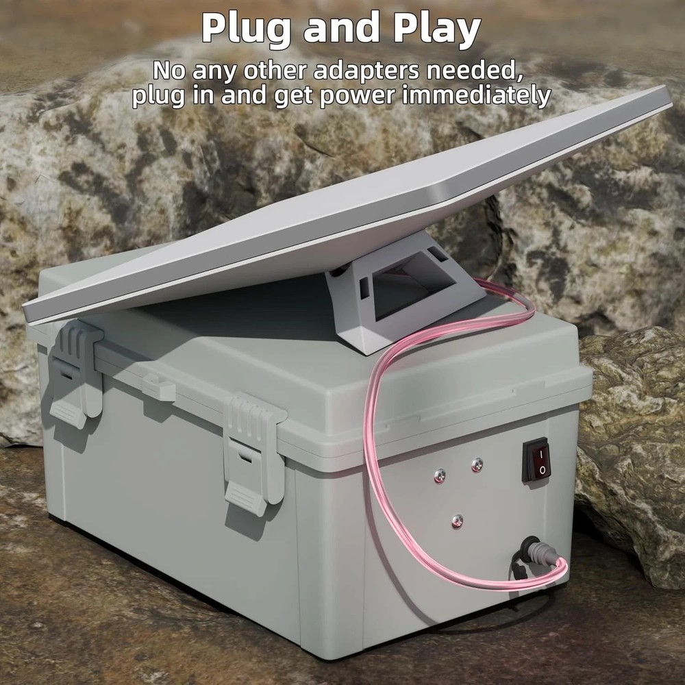 Starlink Mini Dual Battery Adapter Case with Switch Control