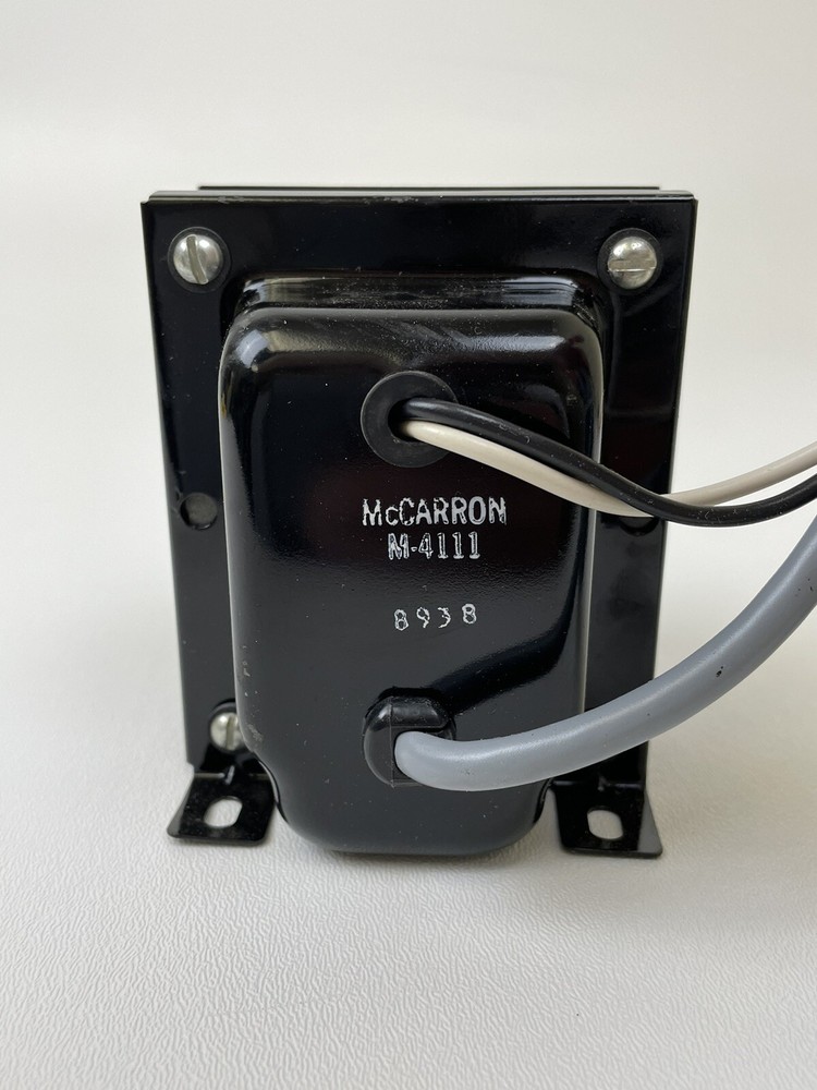 McCarron Transformer M-4111 8938 Stepdown 230 VAC-115 VAC