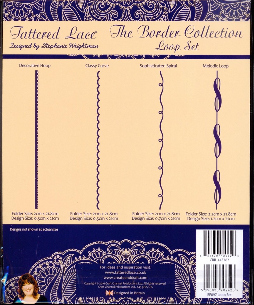 TATTERED LACE The Border Collection LOOP SET Embossing Folders