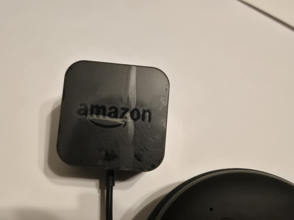 Amazon Echo Dot D9N29T (3rd Generation) Speaker Black Power Cord Tested WORKS