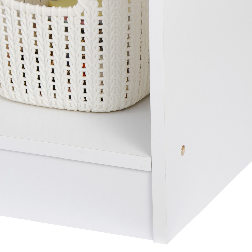 6 Cube Storage Cabinet Shelves Basic Bookcase Boxes Bookshelf Office Home