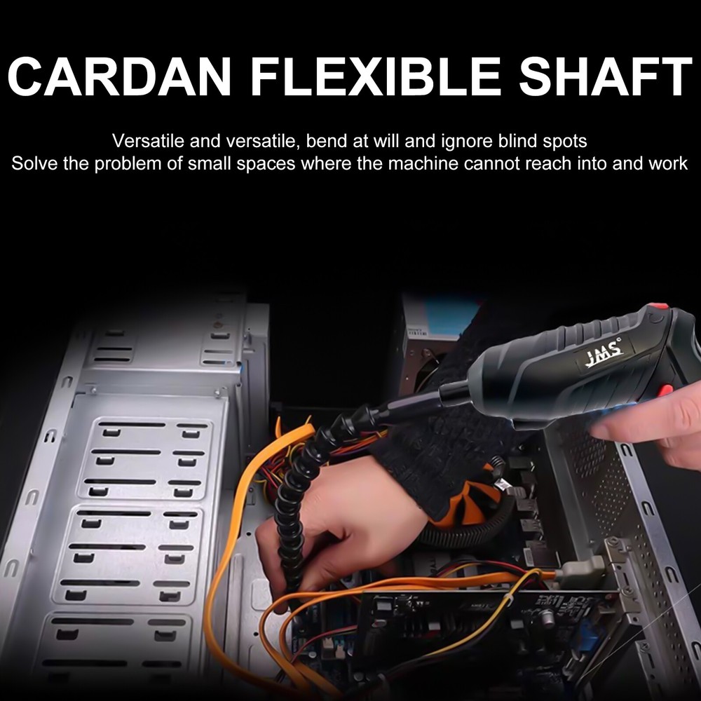 Electric Screwdriver, Cordless Screwdriver Set Rechargeable Drill Tool with Bits