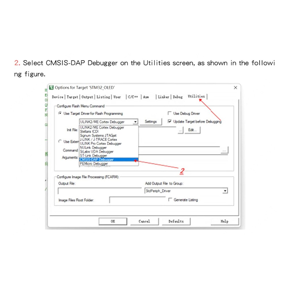 Simulation Download Burner STM32 Development Debugger SWD USB Serial Port DC5V