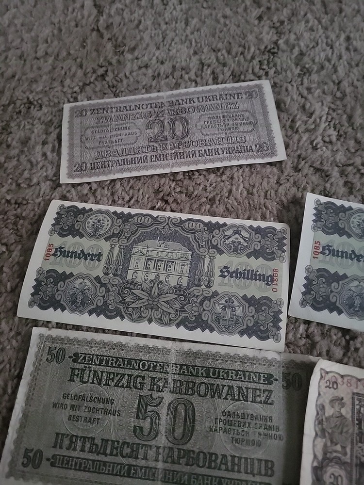 Ww2 German Currency Rare Lot