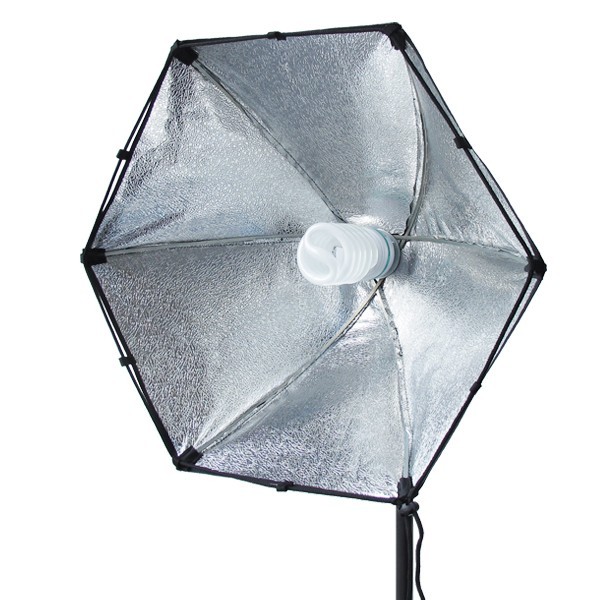 Studio Lighting Photo Softbox 3 Bulb Mini Light Stand Kit