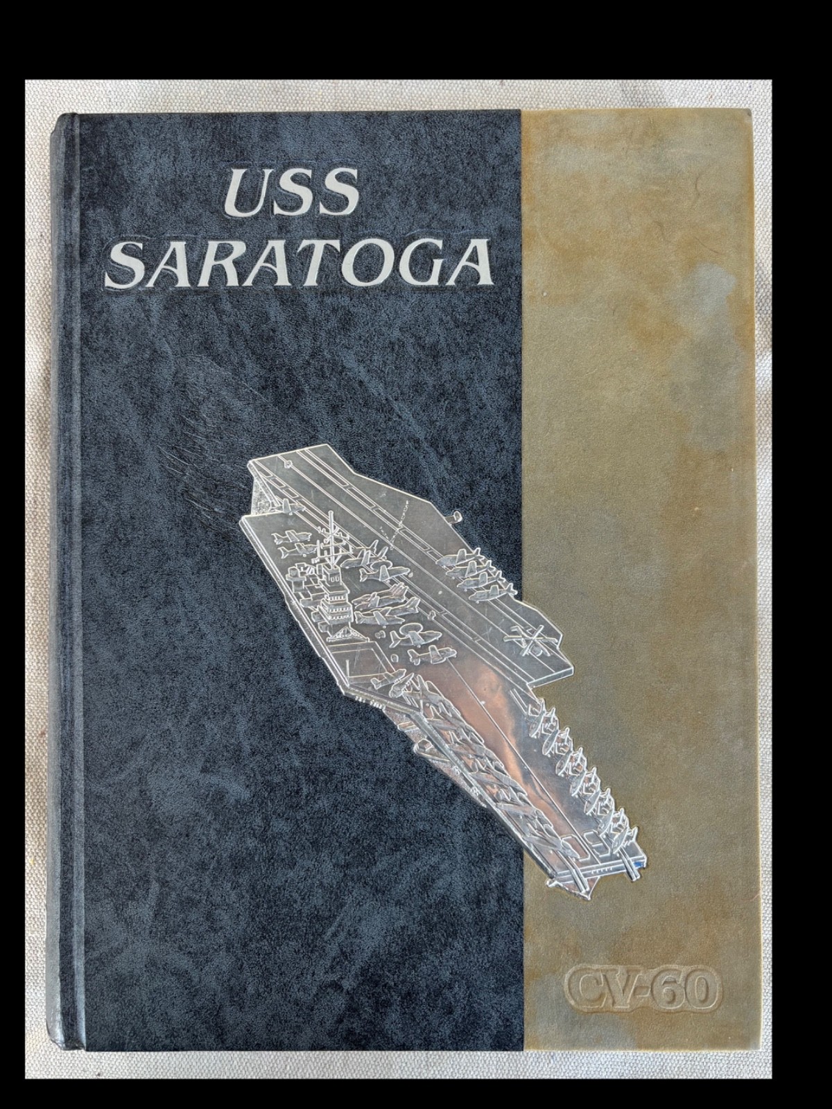 USS SARATOGA CV-60 Deployment Cruise Book 1986-1987