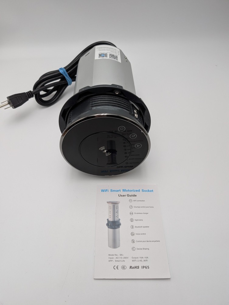 WiFi Smart Motorized Socket (Model SN-6GD/AM) New Without Box Tested