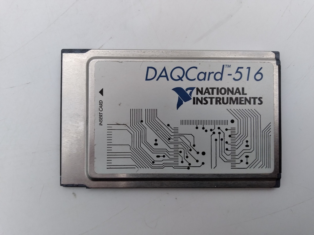 Lot of 2 National instruments DAQCard-516 analog input/digital multi-function IO