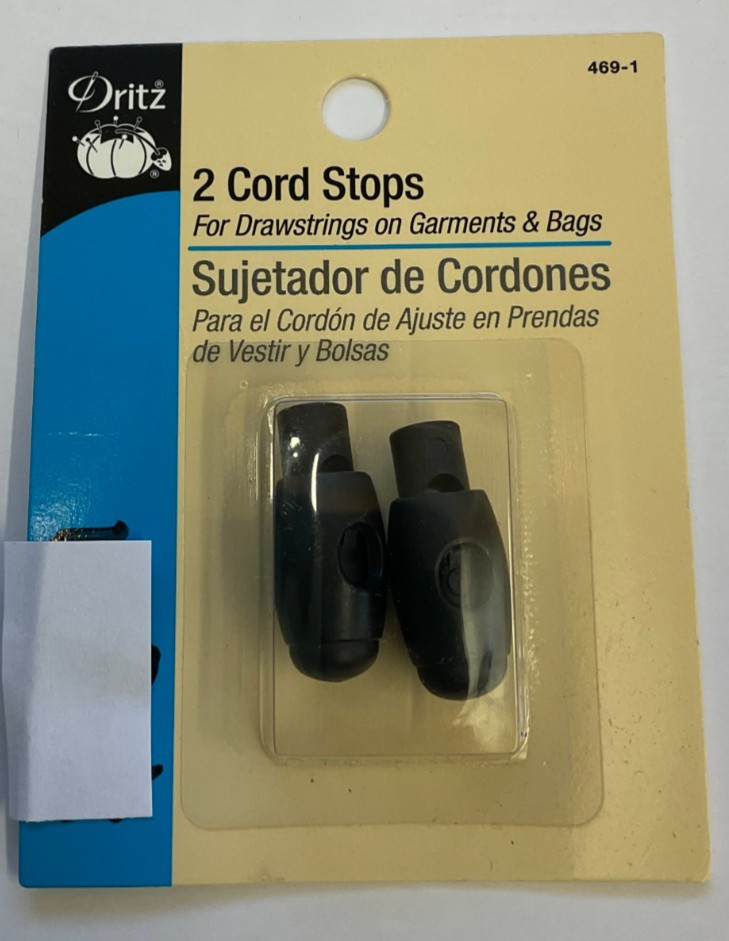 DRITZ #469-1  (2 CORD STOPS)- 1 PACK