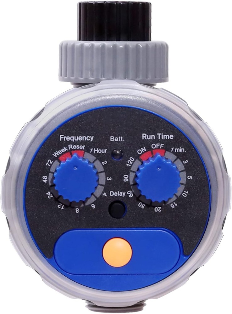 Sprinkler Water Timer Programmable Garden Zero Pressure Waterproof Blue