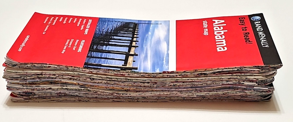 9 Rand McNally 2010's State Maps