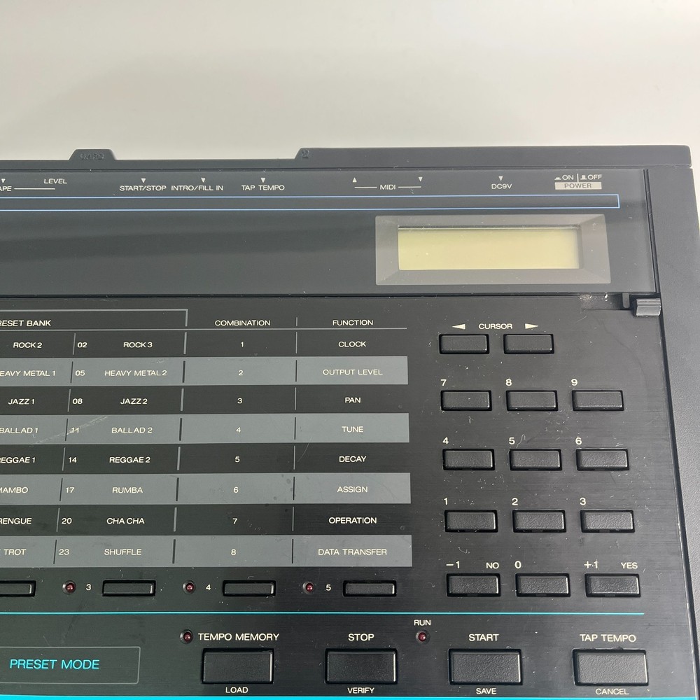 KORG DDD-5 Drum Machine Rhythm Machine Dynamic Digital Drums - Tested & Working