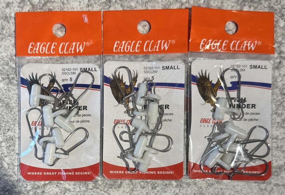 3 Packs Eagle Claw Small Fish Finder Rigs