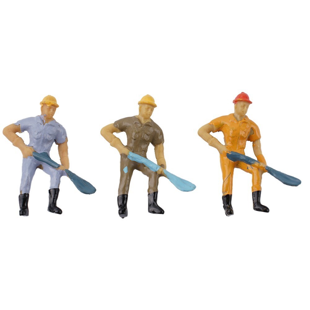 12* Railway Workers Figures Workers Figures Train Railway Worker People 4 Poses