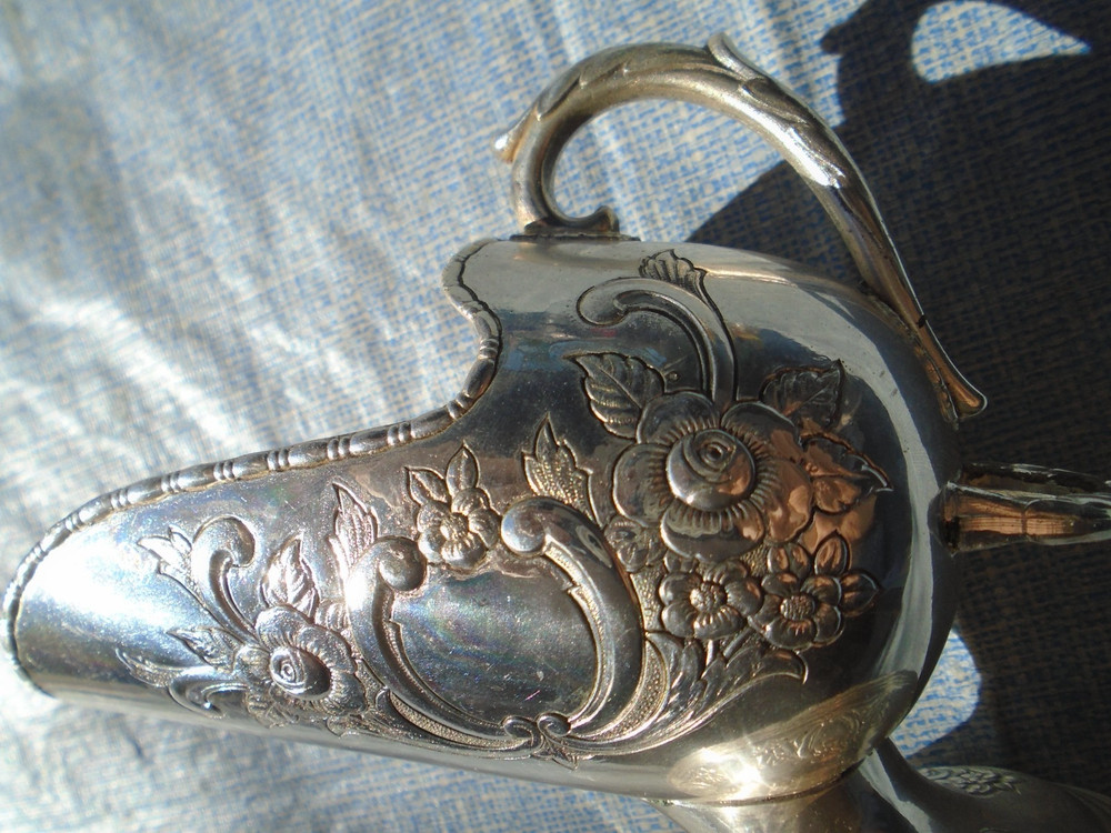 Sugar Scuttle Bowl Raimond Japan Silver Plate Vintage