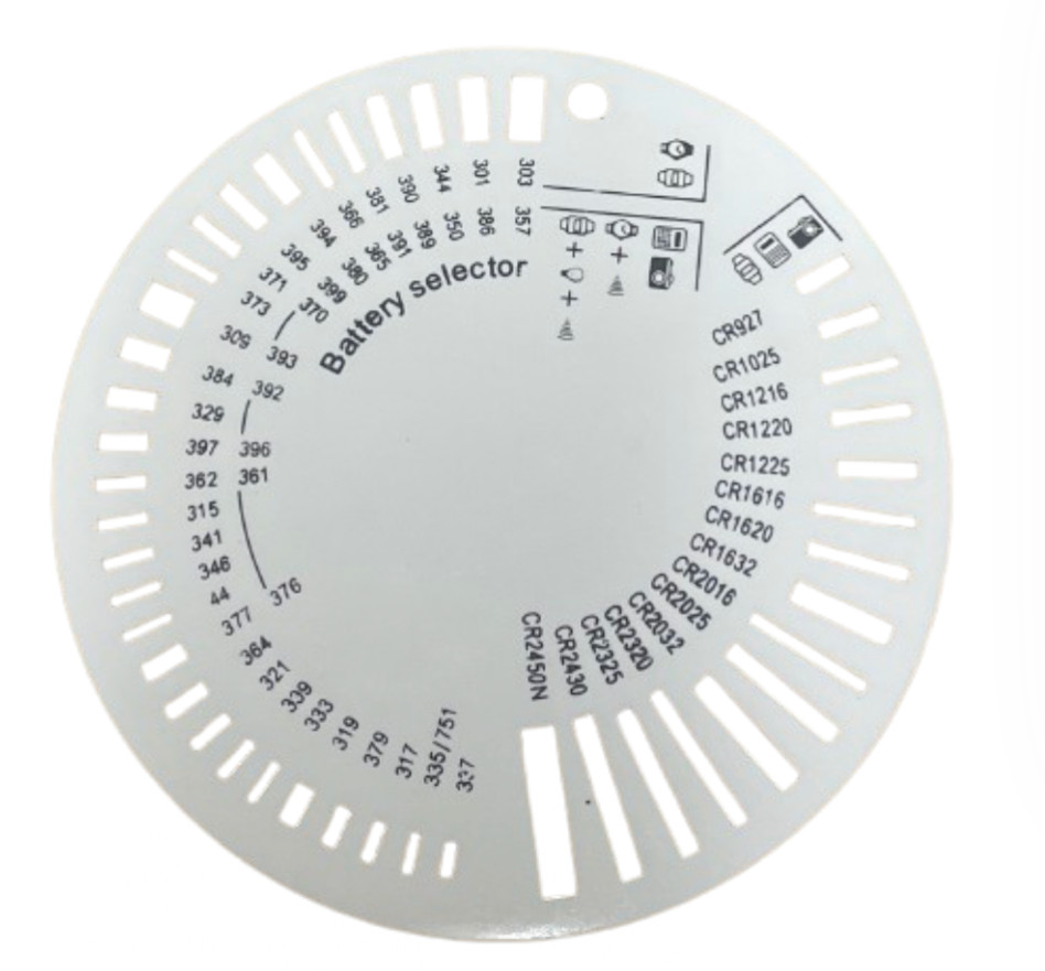 Watchmaker Battery Size Selector Tool