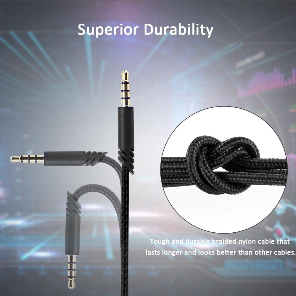 QJYTH Replacement A40 Cord Compatible with Astro 2M (6.56FT), Black