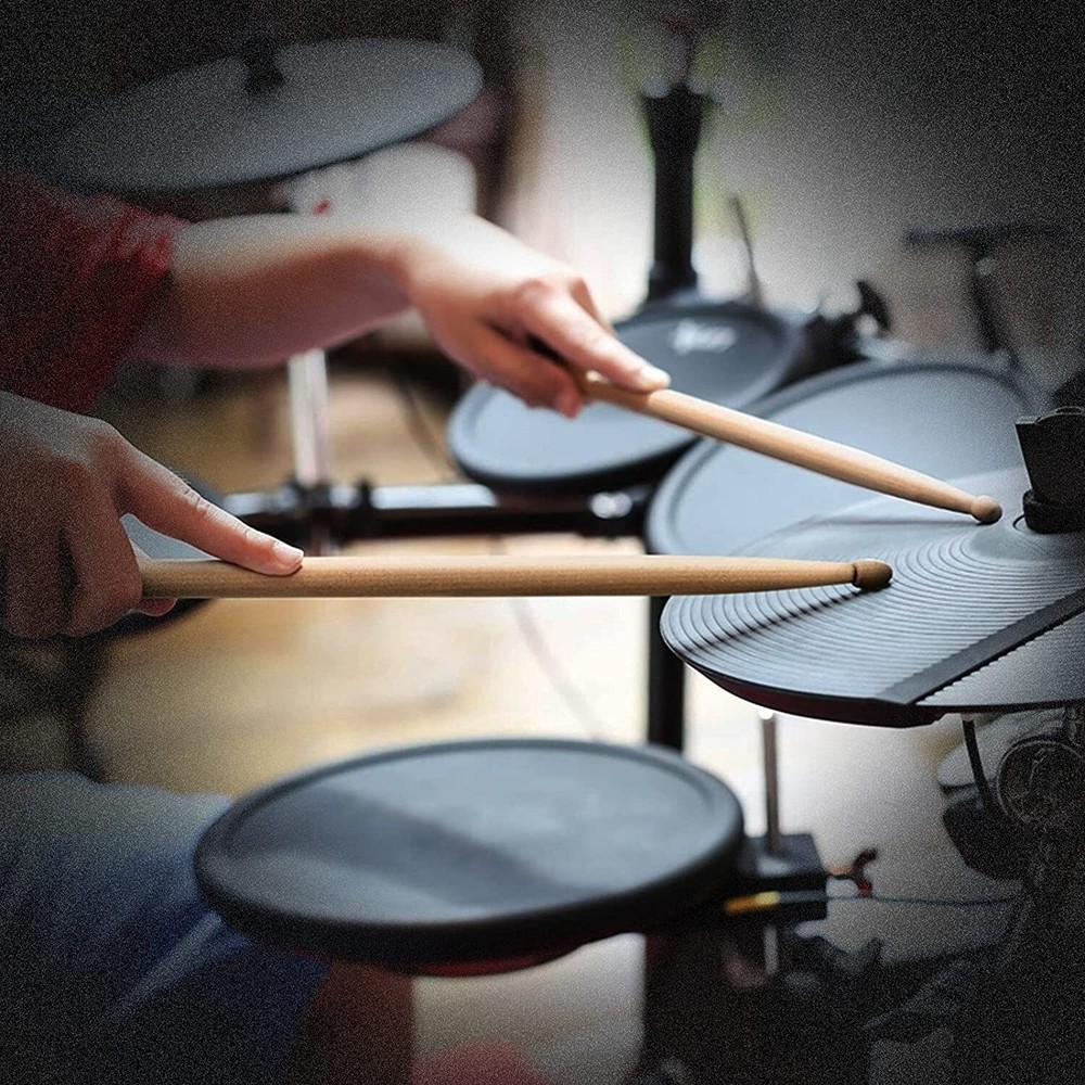 48 Pairs DRUMSTICKS - 7A - Light Thin Quiet Jazz 96 Drum Sticks Maple NYLON TIPS