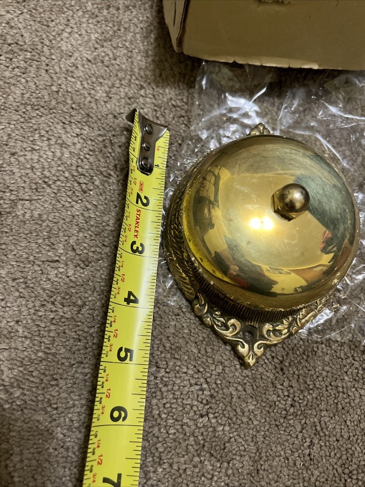 Nostalgic Brass Doorbell 1982 Mountable Taiwan -missing key- Chadwick Miller