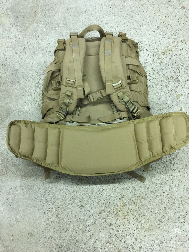 USMC FILBE Coyote complete Main Back Pack rucksack field pack + side PouchesNice