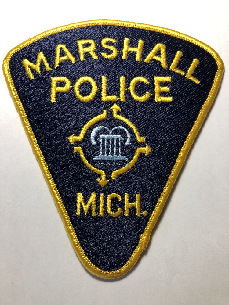 Marshall Michigan Police Patch ~ Vintage