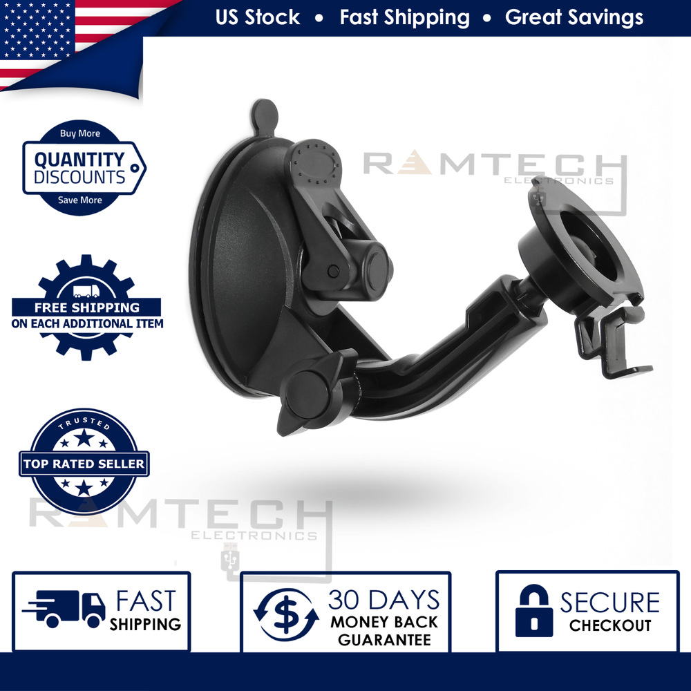 Car Windshield Adjustable Suction Cup Bracket Mount Garmin DriveSmart 61LMT-SGPS