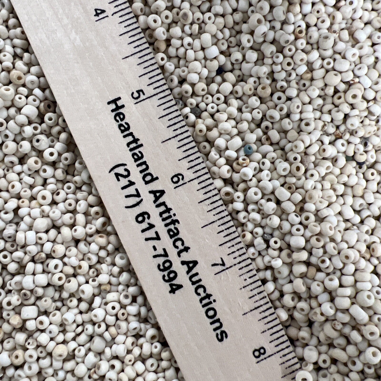 (400) Original Native American Indian Trade Beads Ancient Artifacts Pre 1600's