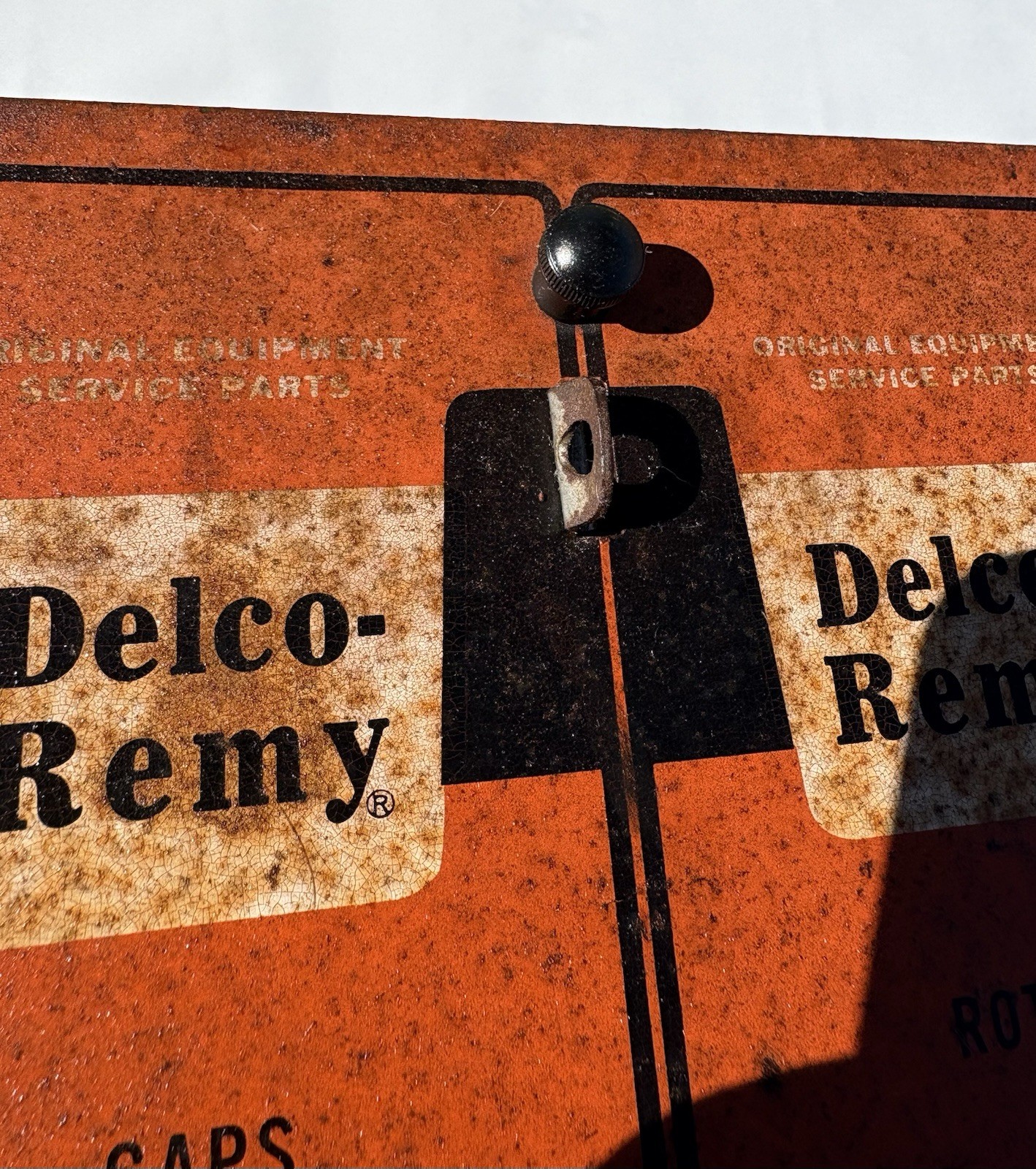 Vintage General Motors Delco Remy Ignition Parts Cabinet Dealer Man Cave