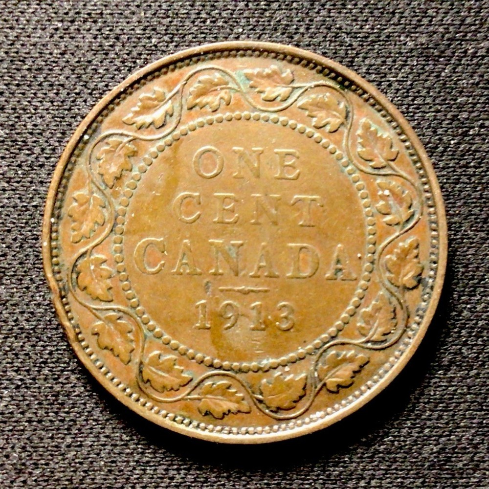 1913 Canada 1 Cent! ENN Coins