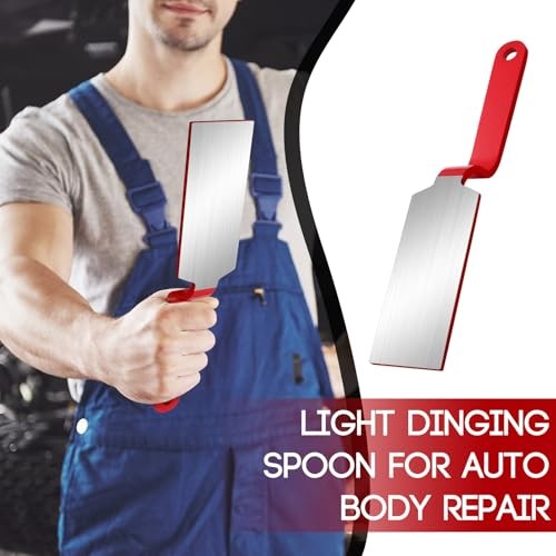 Professional Dinging Spoon Slapping Auto Body Dent Repair Slapper Tools Red