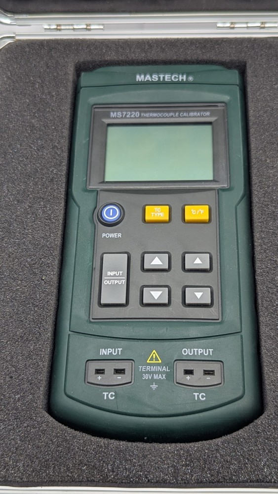 Mastech MS7220 Thermocouple Calibrator Simulate PRE OWNED WITH CASE