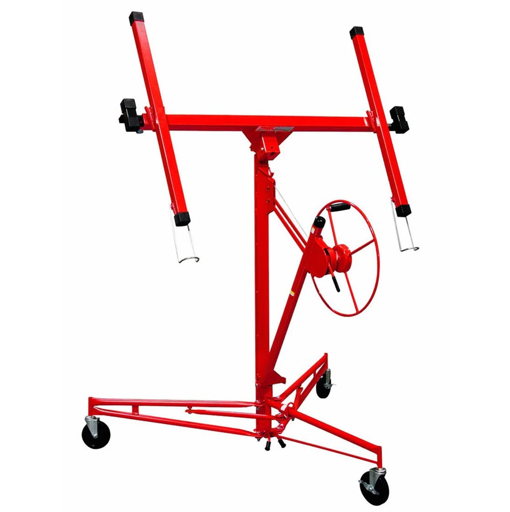 Troy DPH11 11' Drywall Rolling Lifter Panel Hoist Jack Lockable Tool - DPH11