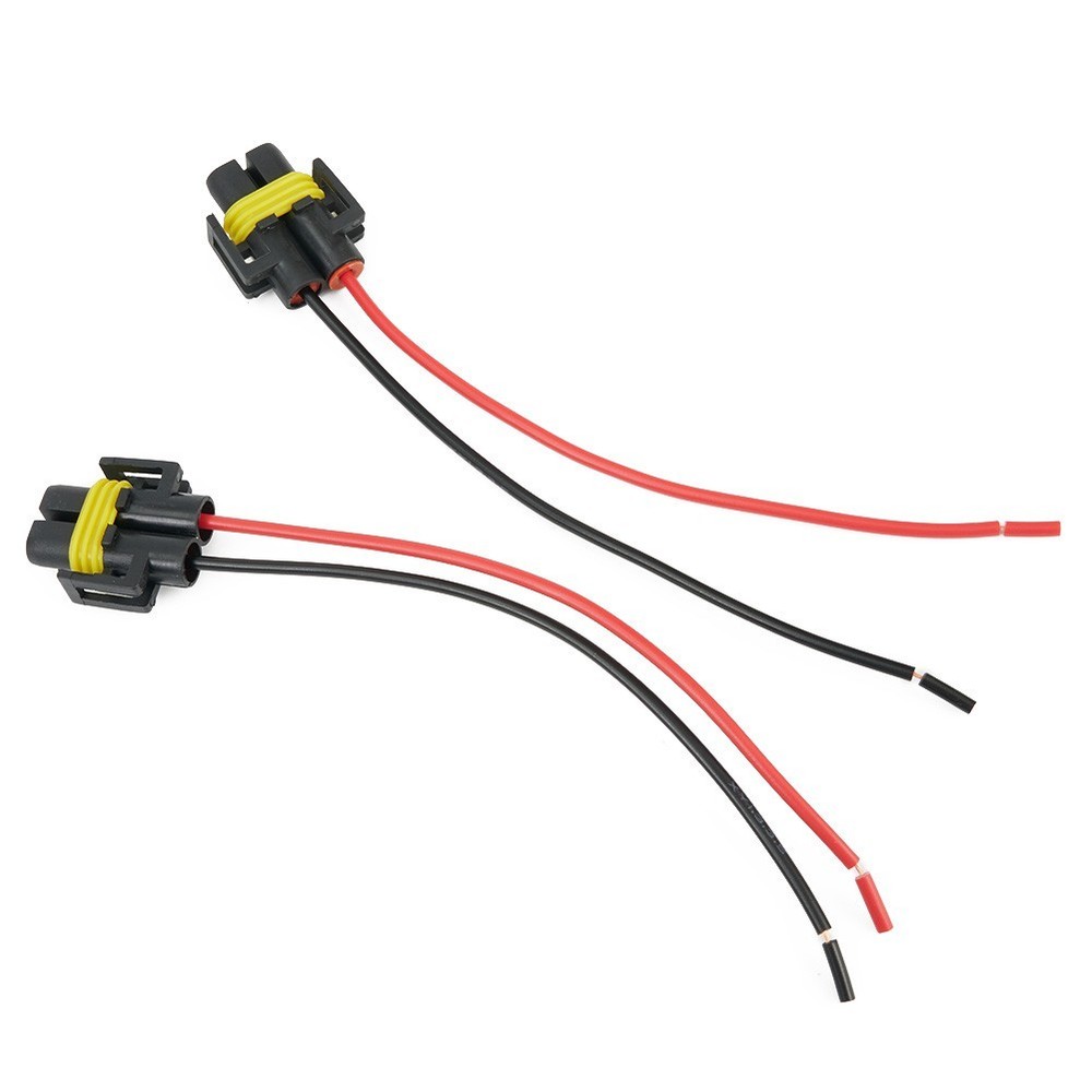 Connector Harness Socket Headlight Extension Fog Light H11 H8 Heavy Duty