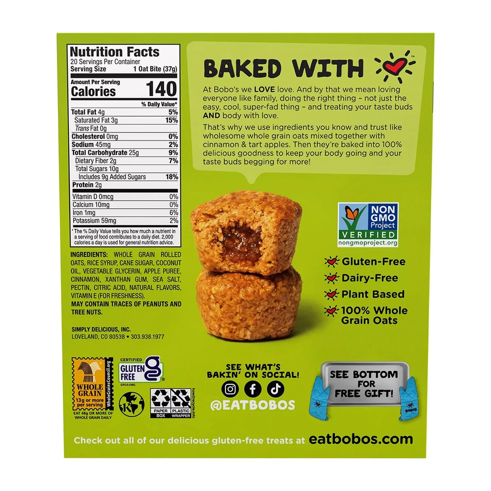 Bobo's Apple Pie Oat Bites (20 ct.)